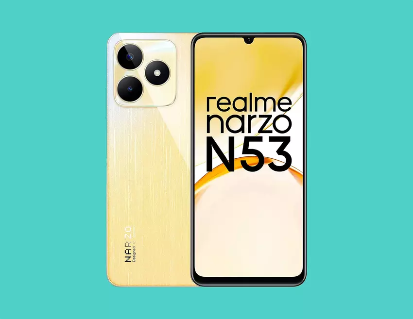 realme narzo N53: 90Hz LCD scherm, Unisoc T612 chip en 5000mAh batterij voor $109