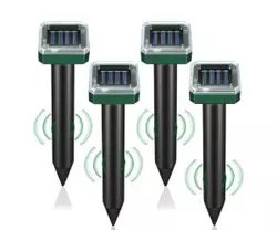 LOTARINI Mollenverjager op zonne-energie 4 Set