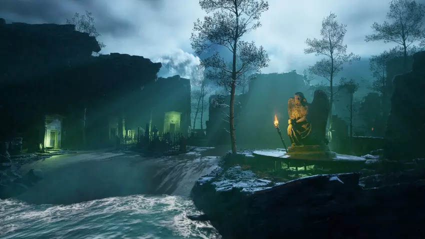 Een typisch RailGods of Hysterra-landschap