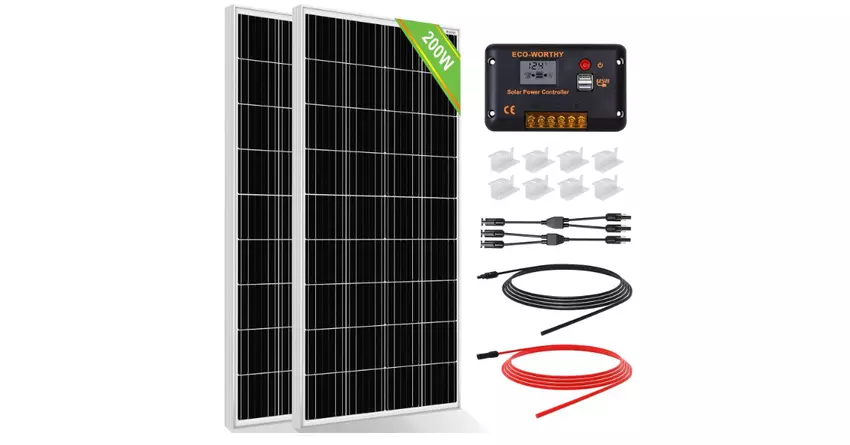 ECO-WORTHY 200 Watt Zonnepanelen Kit