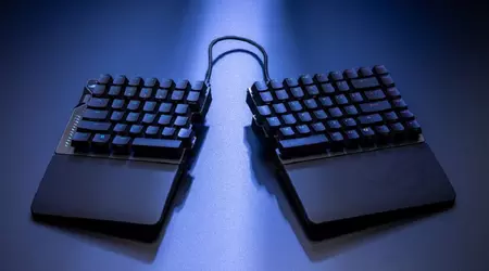 Asus heeft de ROG Falcata onthuld, een stijlvolle splitkeyboard voor fans van competitief gamen