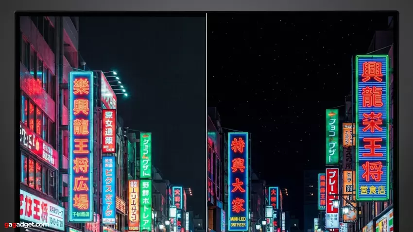 Mini-LED OLED helderheidscontrast HDR-prestatievergelijking