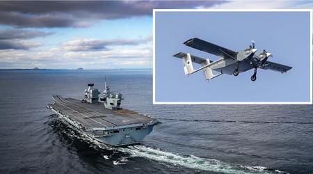 Het Verenigd Koninkrijk heeft vrachtlevering getest met een HCMC-drone op zijn grootste vliegdekschip, de 3,85 miljard dollar kostende HMS Prince of Whales.