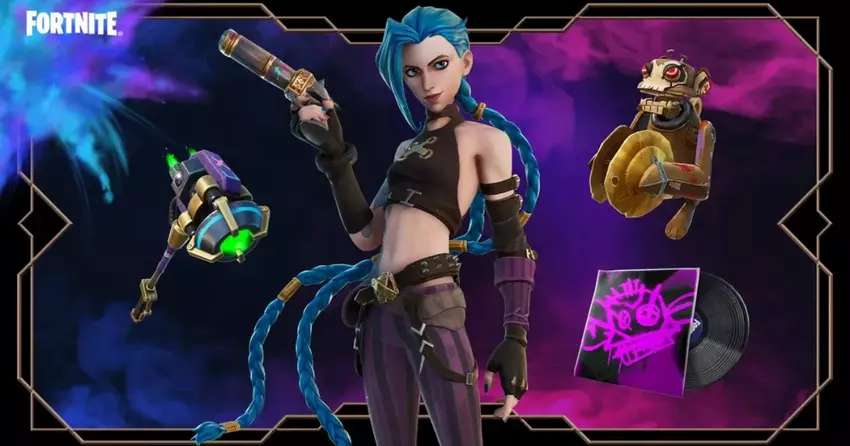 Arcane en Fortnite-fans zullen het nieuws niet leuk vinden: Jinx en Vee skins komen niet snel terug naar de battle royale