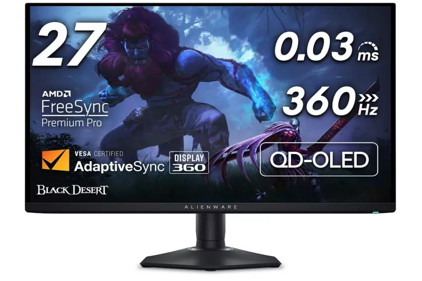 Alienware AW2725DF QD-OLED gaming monitor
