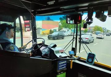 In de VS zijn bussen uitgerust ...