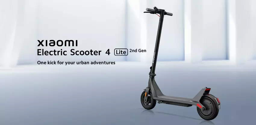 Xiaomi elektrische scooter 4 Lite (2e generatie) met een bereik tot 25 km maakt zijn debuut in Europa