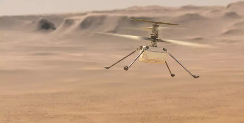 Ingenuity klom naar een recordhoogte tijdens zijn 59e vlucht over het oppervlak van Mars