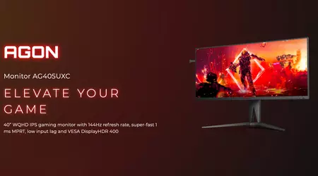 AOC AGON AG405UXC: Gamingmonitor met 40-inch scherm, IPS, 2K-resolutie en 144Hz