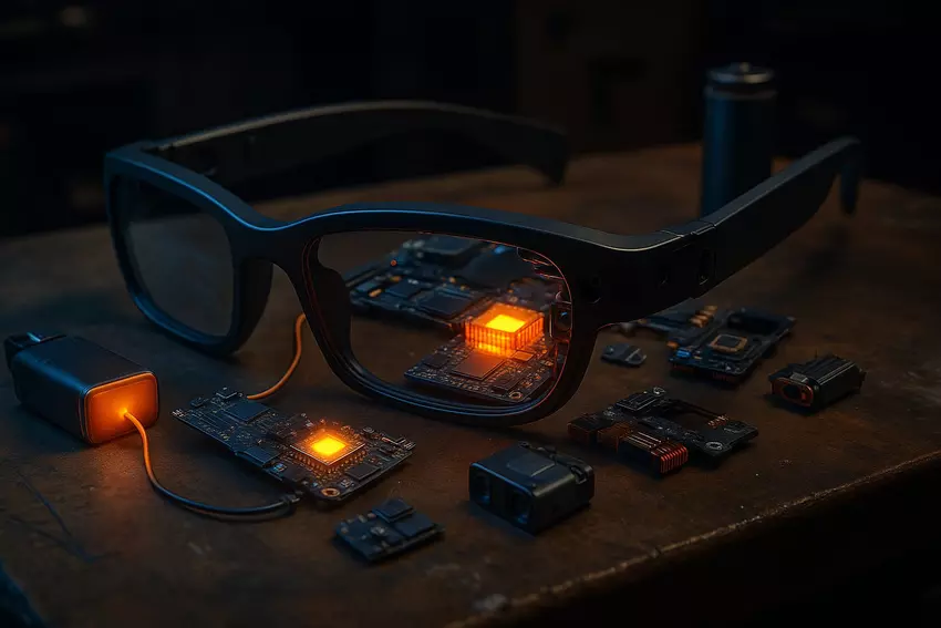 Illustratieve afbeelding van een slimme bril