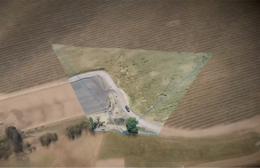 Drone videostream gebaseerd op driedimensionale satellietgegevens