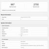 Geekbench resultaat voor Galaxy A36