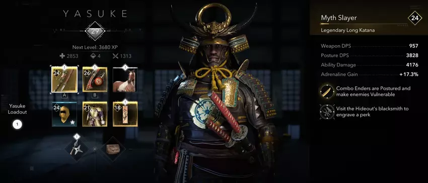Samurai Yasuke uit Assassin's Creed Shadows