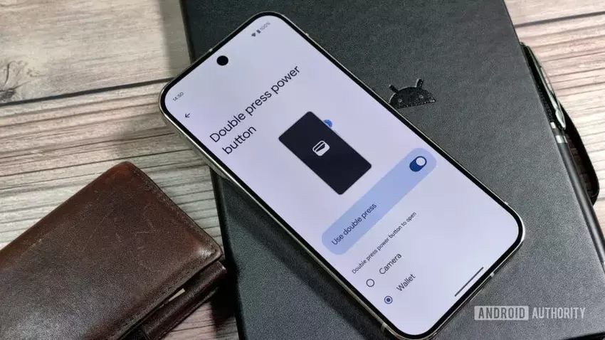 Android 16 Beta 2 laat je kiezen tussen camera en Google Wallet voor het gebaar van de vergrendelknop