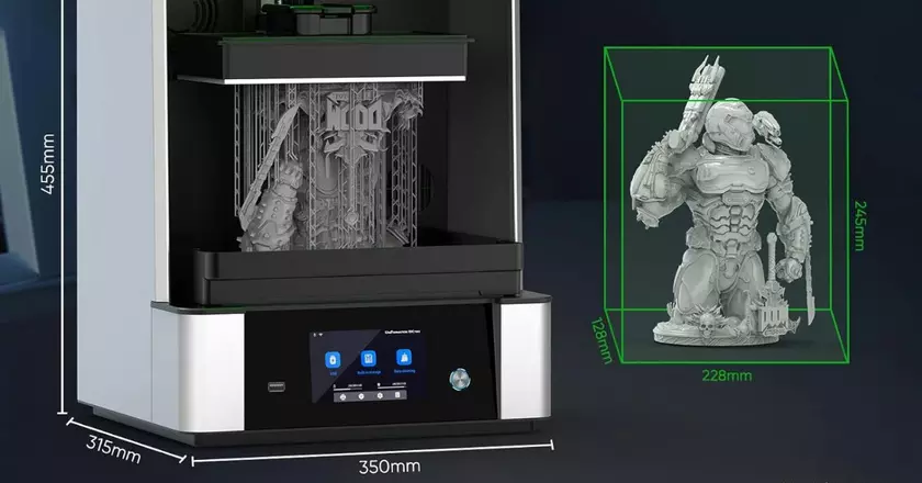 UniFormation GKtwo harsprinter 8K beste hars printers voor miniaturen