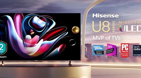 Hisense U8Q Mini LED TV: Nieuwe 4K en Dolby Atmos beschikbaar in Europa