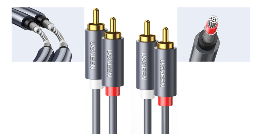 UGREEN RCA kabels autoradio