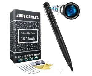 SIRGAWAIN 1080P Lichaamscamera Pen