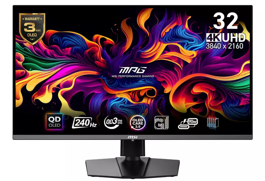 MSI MPG 321URX kwantumdot OLED-monitor