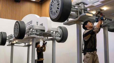 Hyundai en Kia hebben X-ble Shoulder onthuld, een batterijloze robotschouder voor werkende beroepen