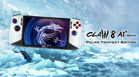 Coole uitstraling en verbeterde specificaties: MSI heeft de Claw 8 AI+ Polar Tempest Edition handheld console onthuld