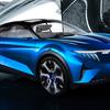 Alpine A390 schets voorkant