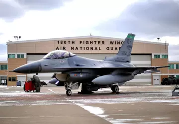 In de VS liet een F-16 ...