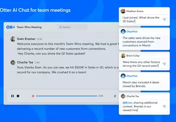 Otter.ai presenteert een chatbot voor het ...
