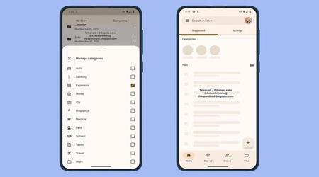 Een nieuwe functie van Google Drive: Bestanden classificeren op categorie
