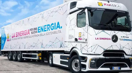 Supermarktketen Lidl is de eerste gebruiker van de elektrische Mercedes-Benz eActros 600 in Italië