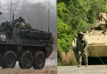 Bradley, Stryker infanterievoertuigen en munitie voor ...