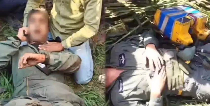 Piloten van het neergestorte Mirage-2000 gevechtsvliegtuig van de Indiase luchtmacht