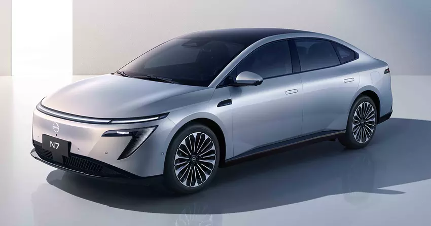 Nissan heeft een van de meest aerodynamische elektrische sedans onthuld - de N7