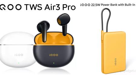 iQOO TWS Air 3 Pro: actieve ruisonderdrukking, hi-res codecs en 15 minuten opladen