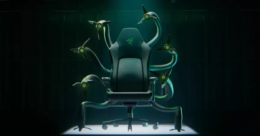Razer Cthulhu - de eerste gamestoel met robotachtige tentakels en kunstmatige intelligentie