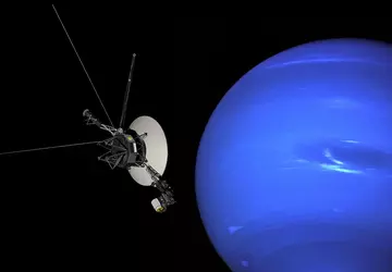 De ruimtesonde Voyager 2 die het ...