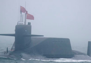 Nucleaire onderzeeër met intercontinentale ballistische raketten, ...