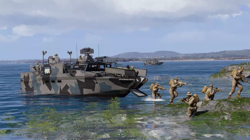 Expeditionary Forces add-on is uitgebracht voor Arma 3, die is gewijd aan marine infanterie en watergevechten