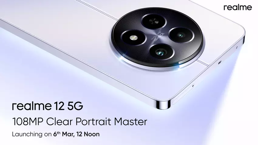 Het is officieel: de realme 12 met 108 MP camera debuteert op 6 maart