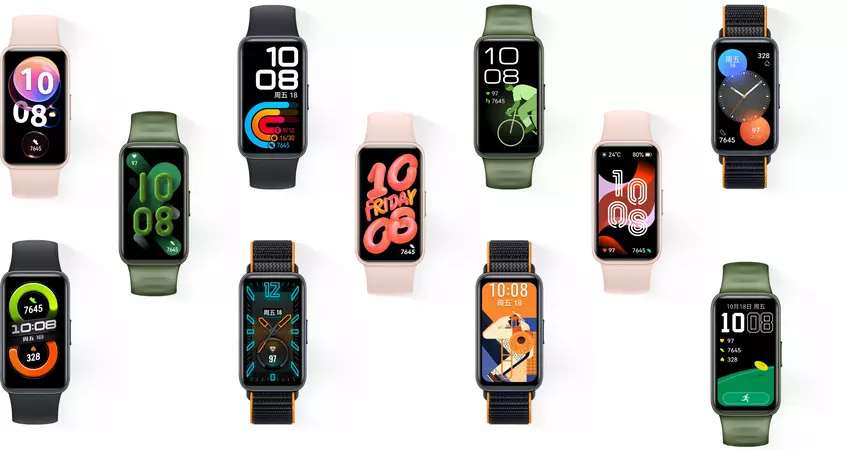 Huawei Smart Band 8 - nieuw ontwerp, NFC en bijgewerkte sensoren voor $40-45