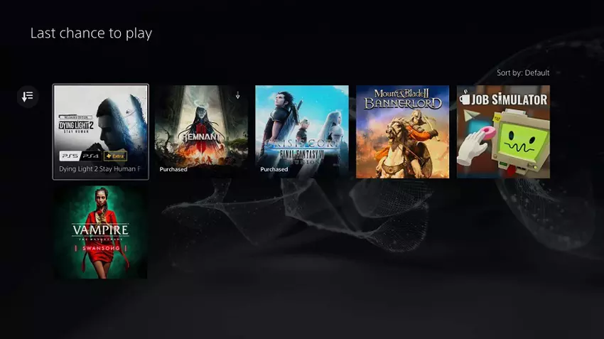 Een afbeelding van de games die beschikbaar zijn op PS Plus