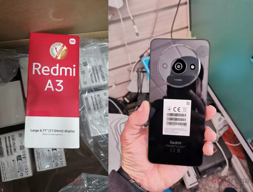 Redmi A3 met grote dubbele camera opgedoken op foto