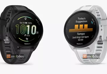 Zo ziet de Garmin Forerunner 165 ...