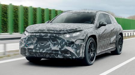 Het testen van de nieuwe elektrische SUV van Mercedes-AMG is begonnen