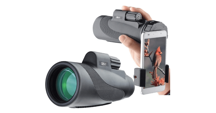 Gosky Titan 12X50 monoculair met smartphoneadapter