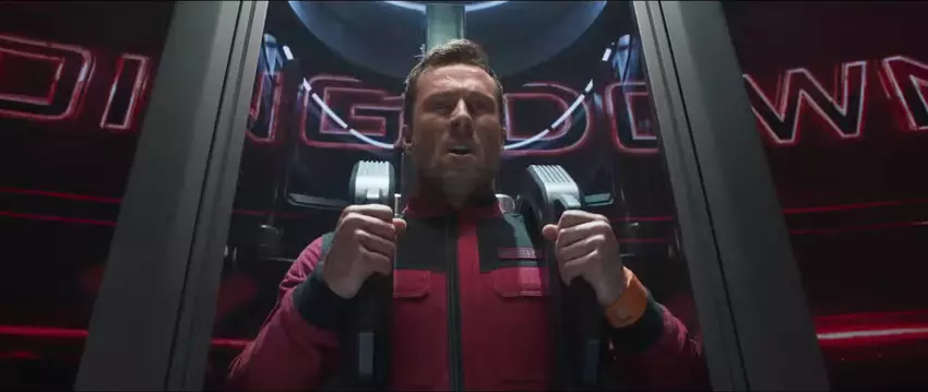 Een still uit de trailer voor Running Man 2025. Illustratie: Paramount Pictures