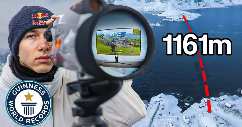 Voormalig eSports speler MrSavage doodde een tegenstander in Fortnite battle royale modus op een afstand van meer dan 1 kilometer