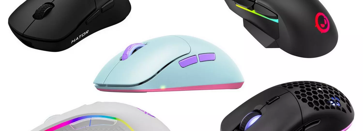 5 gamingmuizen van jonge merken