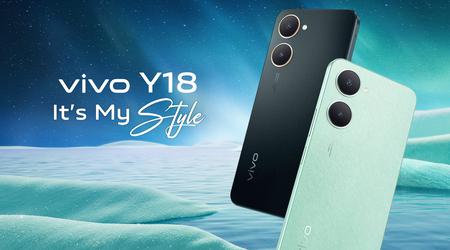 vivo Y18: een smartphone met 90Hz-scherm, IP54-waterbestendigheid en Android 14 voor $104