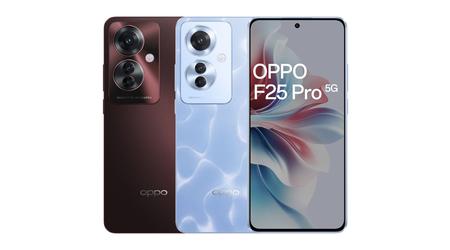 OPPO F25 Pro: 120Hz AMOLED scherm, MediaTek Dimensity 7050 chip, IP65 bescherming en 64 MP camera voor $290